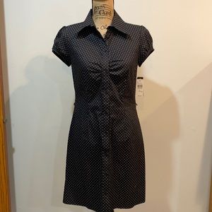 Polka dot shirt dress
